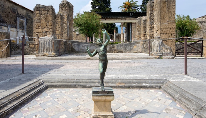 House of the Faun at the Pompeii Ruins