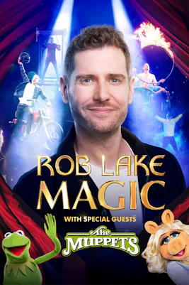 Rob Lake Magic show poster with special guests The Muppets.
