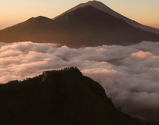 Mount Batur in January