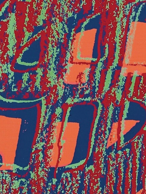 Andy Warhol's dollar sign artwork at Moco Museum, Amsterdam.