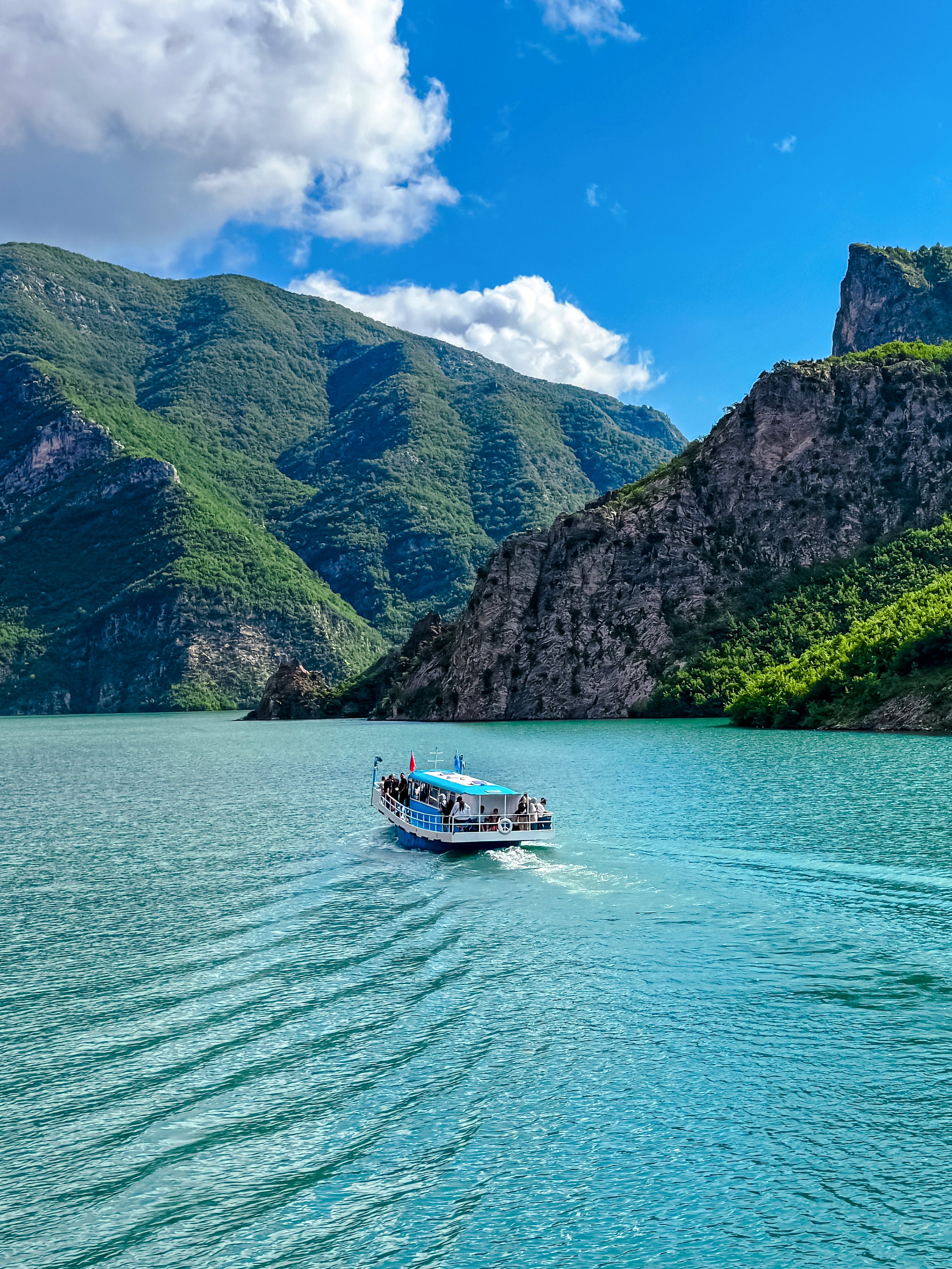 Komani Lake And Shala River