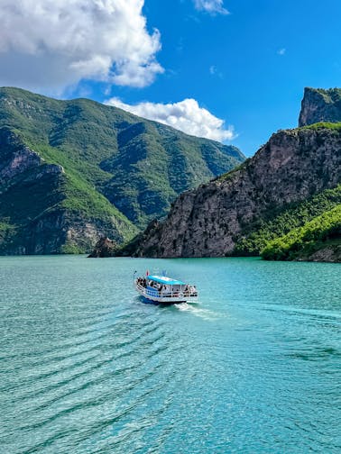 Komani Lake And Shala River