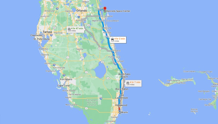 Orlando to Kennedy Space Center