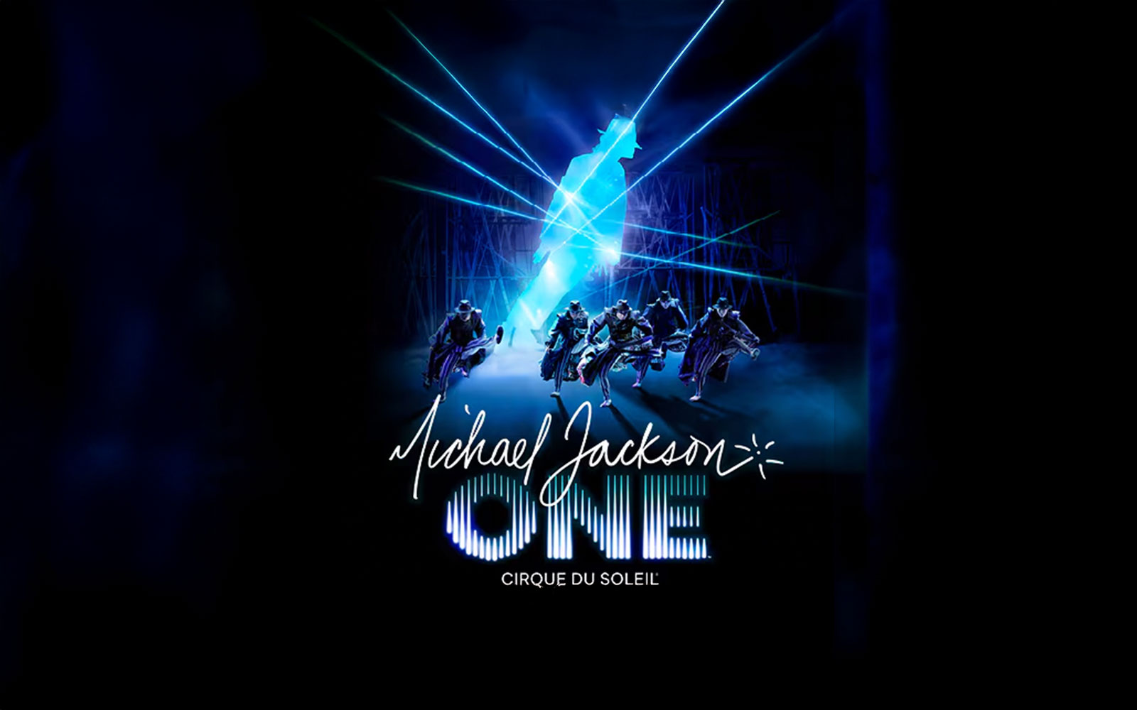 Cirque du Soleil Michael Jackson ONE show poster, Las Vegas.