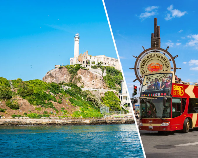 Combo: Alcatraz Tour + San Francisco 48-Hour Hop-on Hop-off Bus Tour