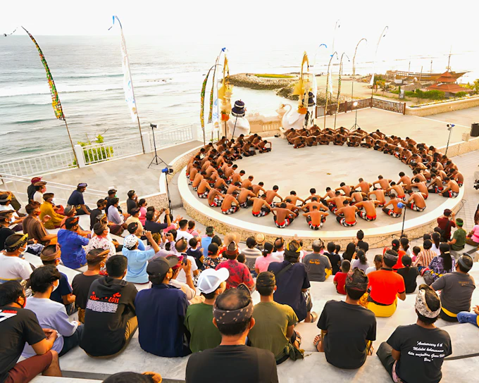 Kecak and Fire Dance Show at Melasti Beach