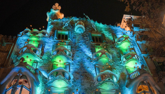 Casa Batlló at Night