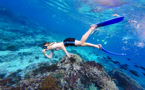 guidet snorkeludflugt ved blue lagoon og tanjung jepun på bali-1