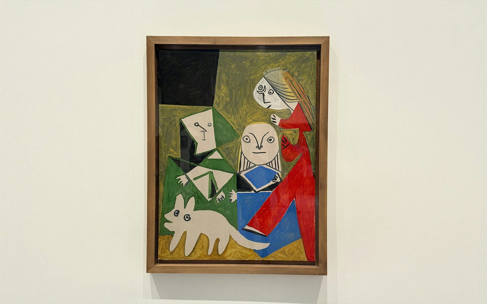 Picasso painting in Graphic Works Gallery, Picasso Museum, Barcelona.