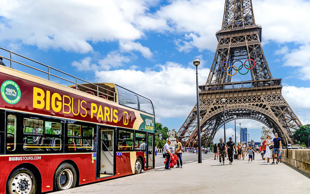 Big Bus: Tour di Parigi in autobus Hop-on Hop-off con crociera opzionale sul fiume Senna