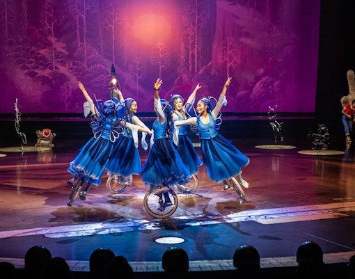 Aerial view of the Las Vegas Strip with Stratosphere Tower at sunset.