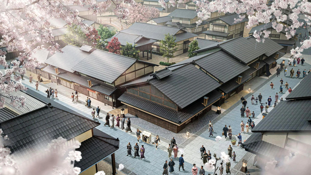 Architecture of TOEI Kyoto Studio Park