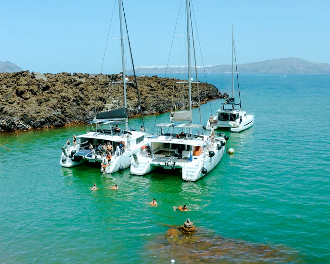 Santorini Joy Daytime Catamaran Cruise