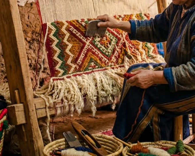 Small-Group Weaving Workshop with Sidi Mokhtar Women's Cooperative (Product 54719)