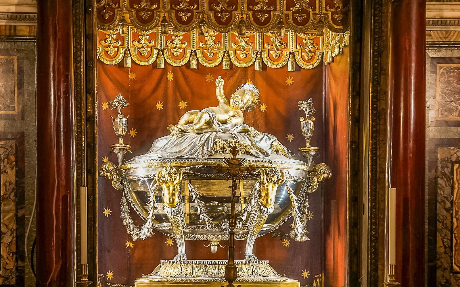 holy crib at basilica of st mary major