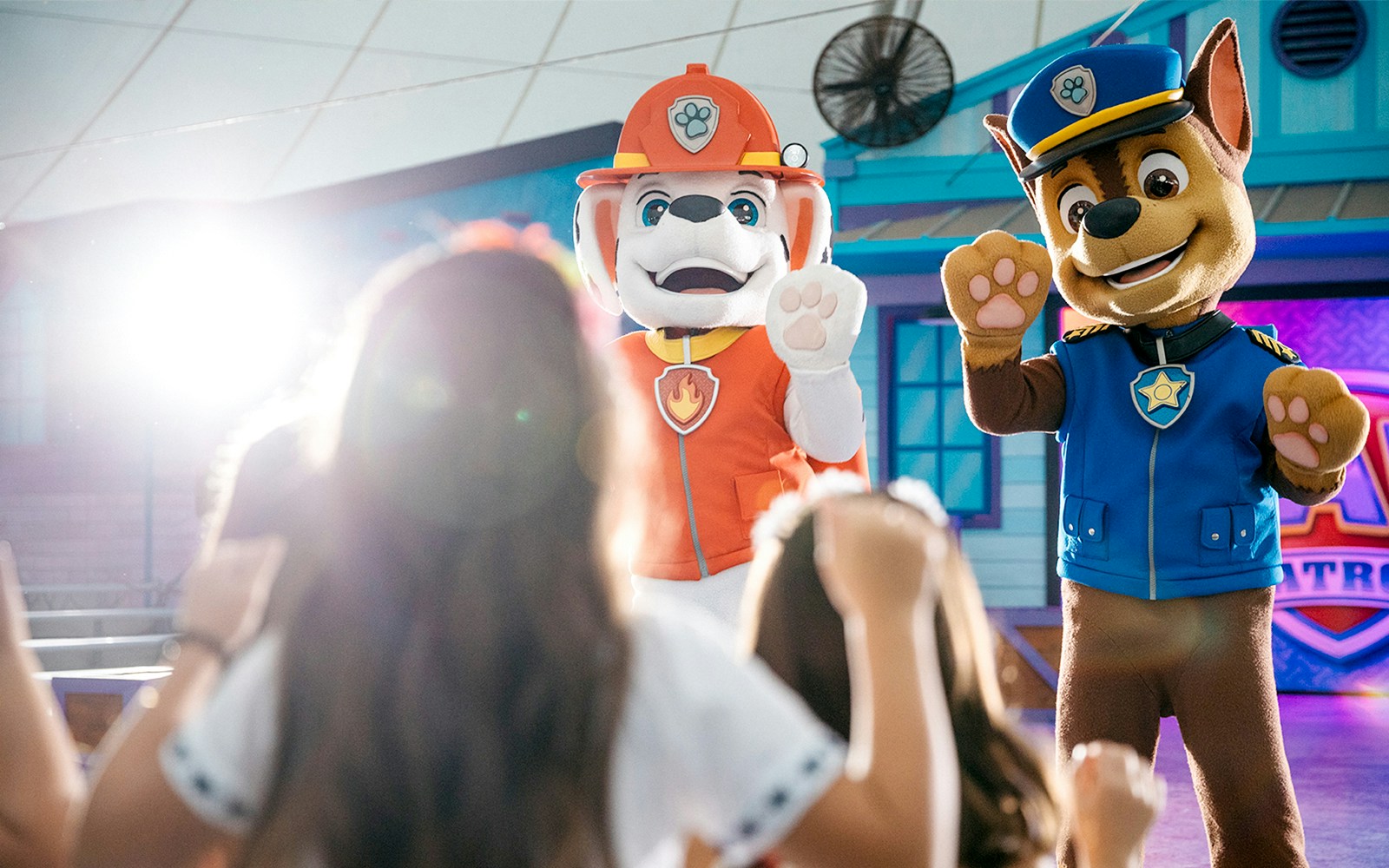 PAW Patrol on holiday at Sea World, Gold Coast