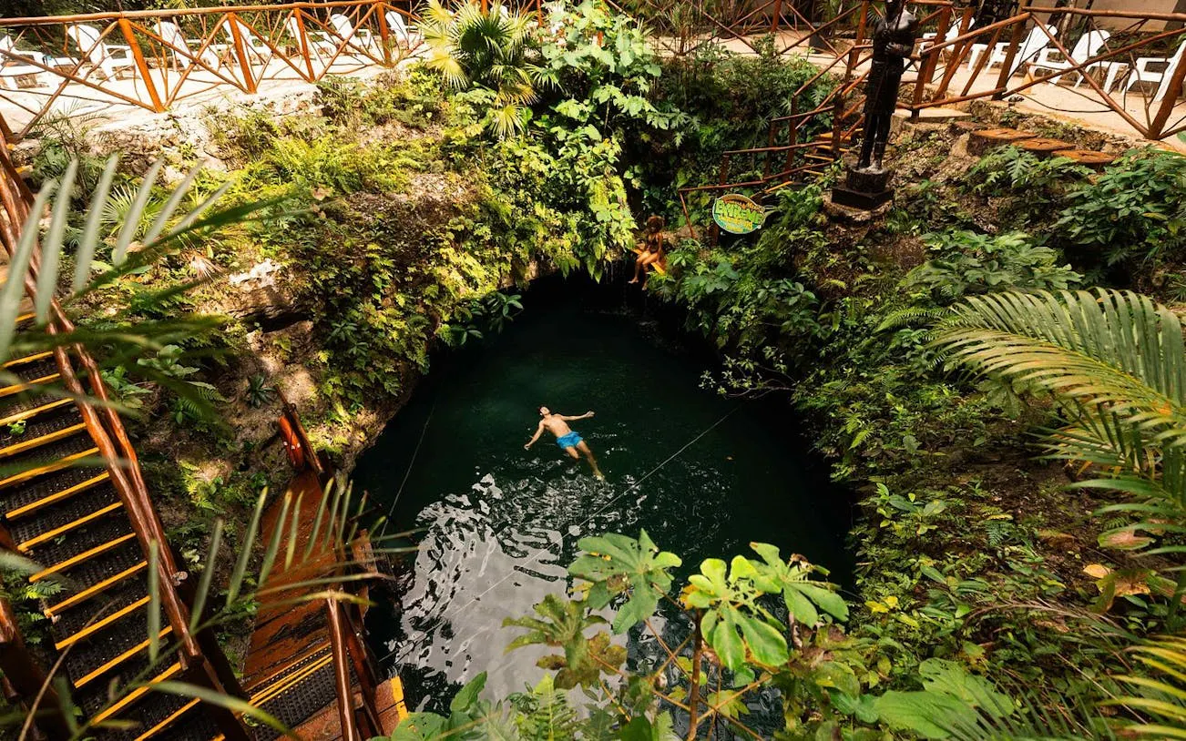 3 Hidden Cenotes and Puerto Morelos Reef Guided Snorkeling Tour