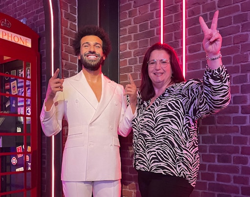 Mo Salah at Madame Tussauds