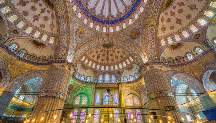 Inside Blue Mosque