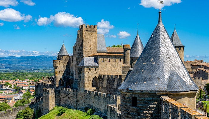 Carcassonne Castle Towers