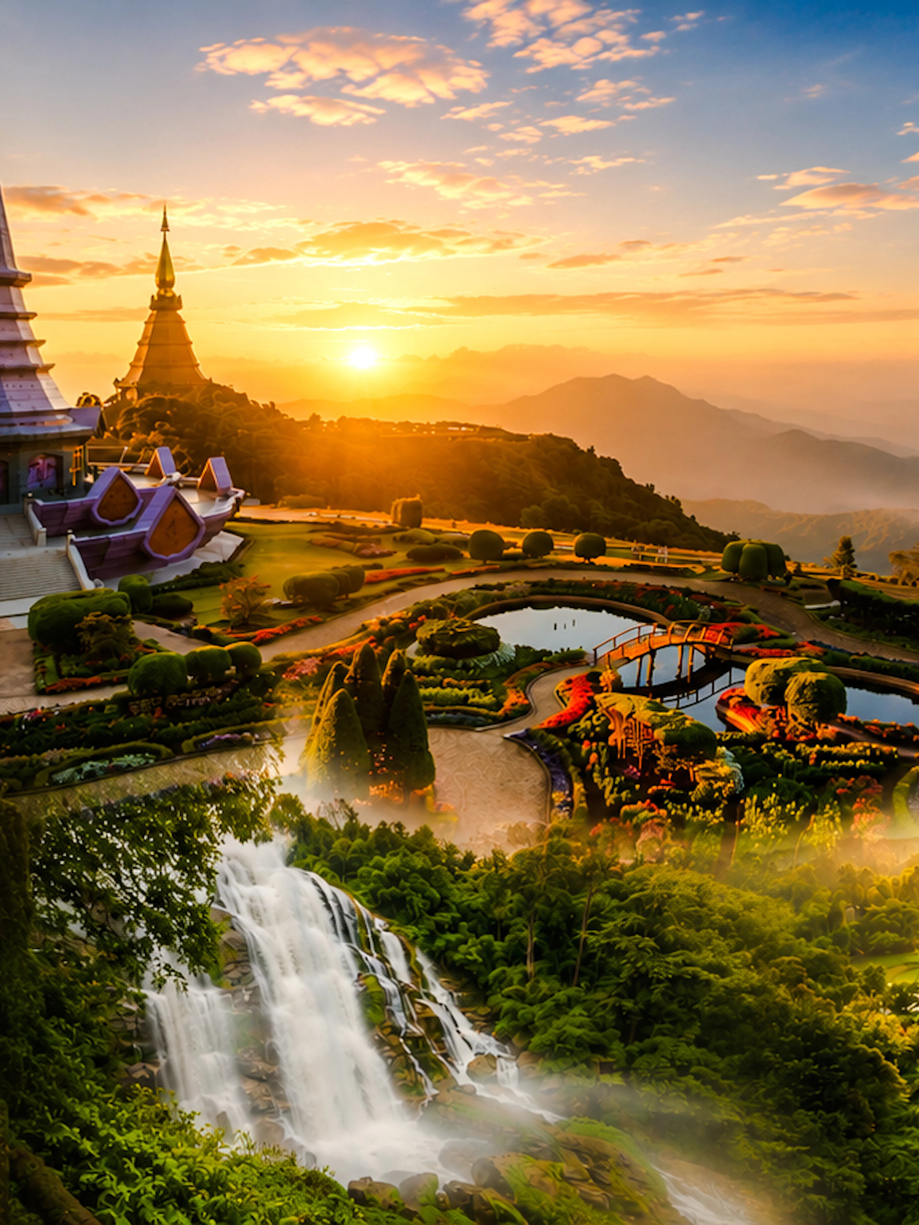à partir de chiang mai : visite privée du parc national de doi inthanon-1