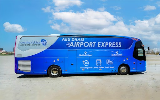Abu Dhabi Airport Express bus for one-way trips between Abu Dhabi Airport and Dubai.
