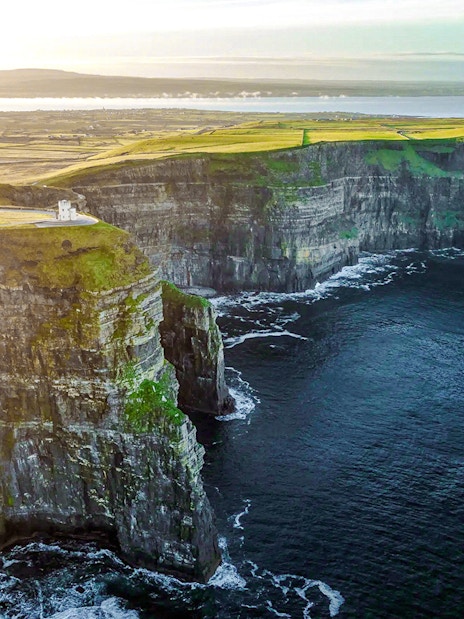 Cliffs of Moher coastline with ocean view in County Clare, Ireland.