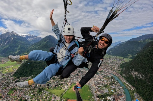 Interlaken Tandem Paragliding Flight