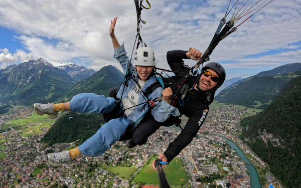 Interlaken Tandem Paragliding Flight