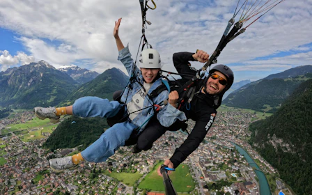Interlaken Tandem Paragliding Flight