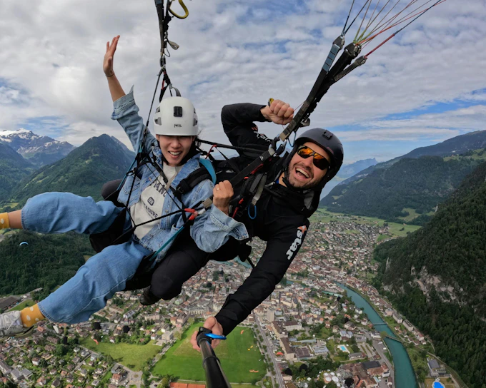 Interlaken Tandem Paragliding Flight