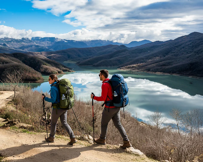 From Durres/Golem: Bovilla Lake & Gamti Mountain Hiking Tour