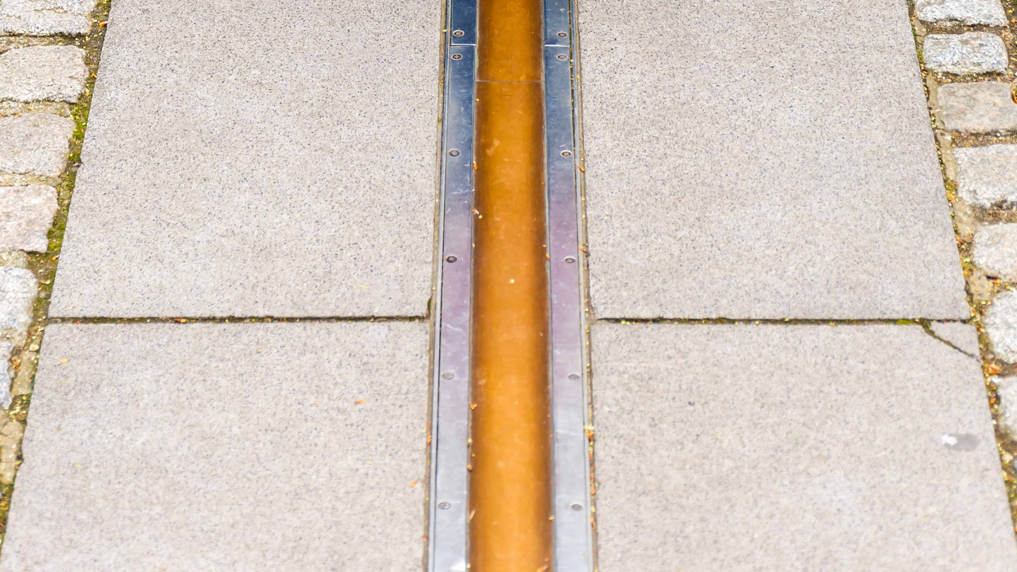 Prime Meridian line at Royal Observatory Greenwich, London.