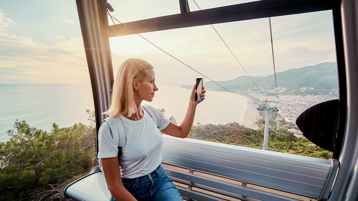 view from Cable Cart