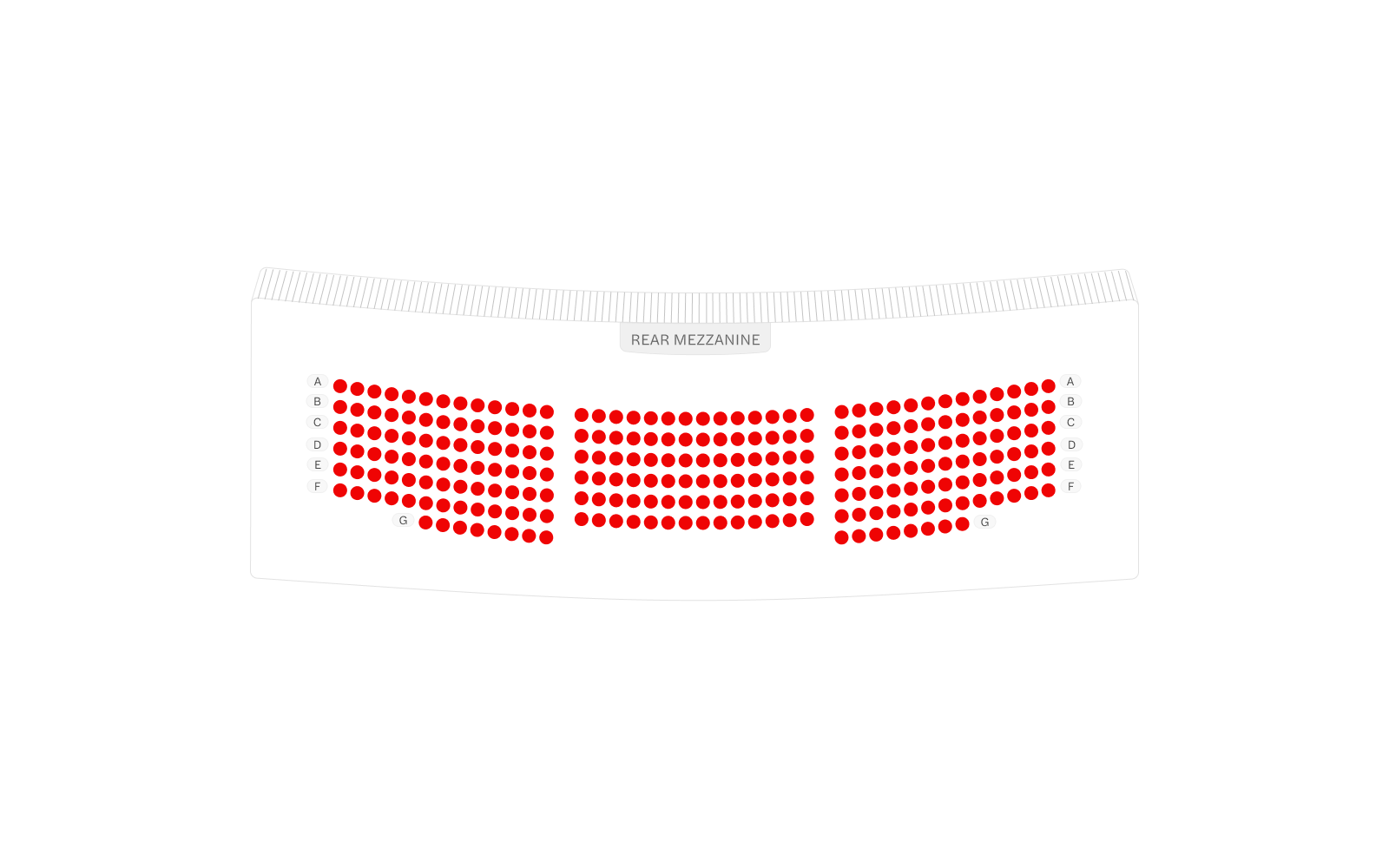 Ethel Barrymore Theatre Rear Mezzanine