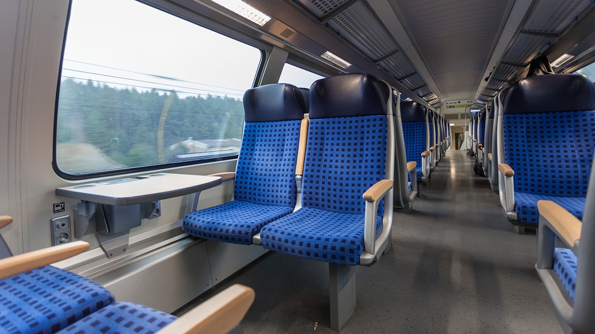 train interior