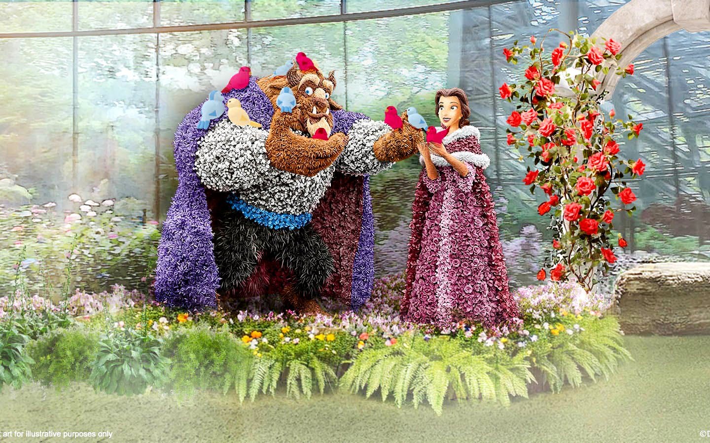 billets pour gardens by the bay : cloud forest (jurassic world experience) + flower dome + floral fantasy-4