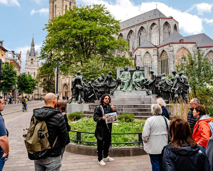 From Brussels: Bruges & Ghent Small-Group Day Trip by Train with Optional Boat Ride