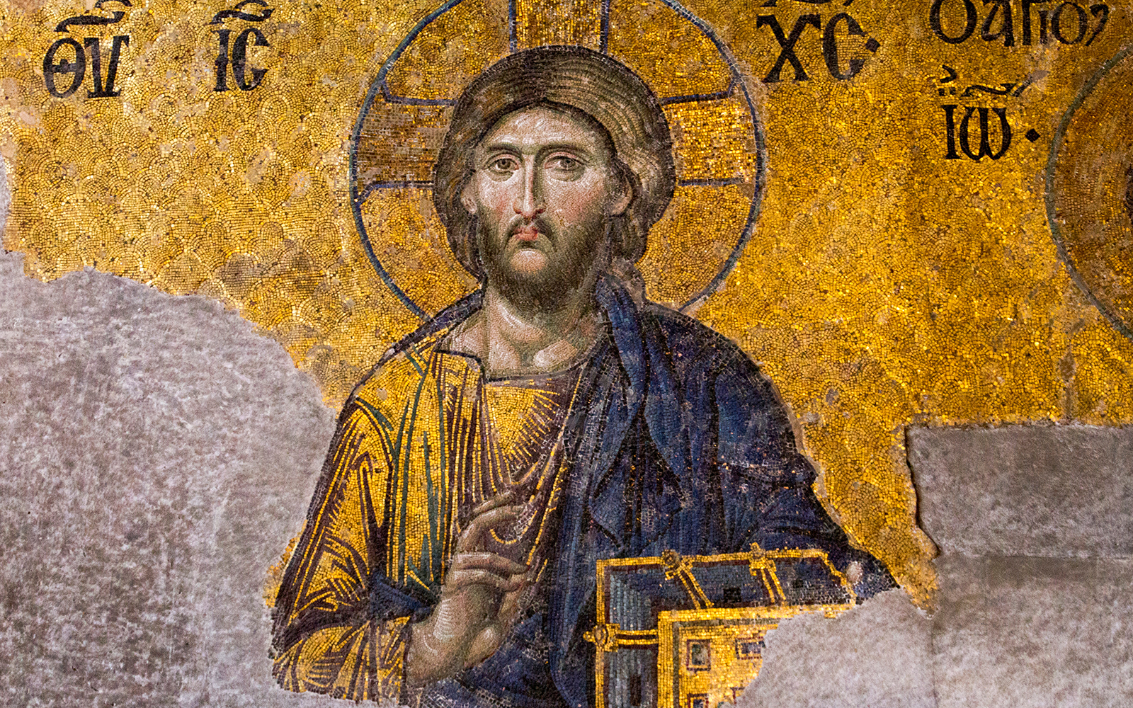 Byzantine Icon inside Montserrat Museum