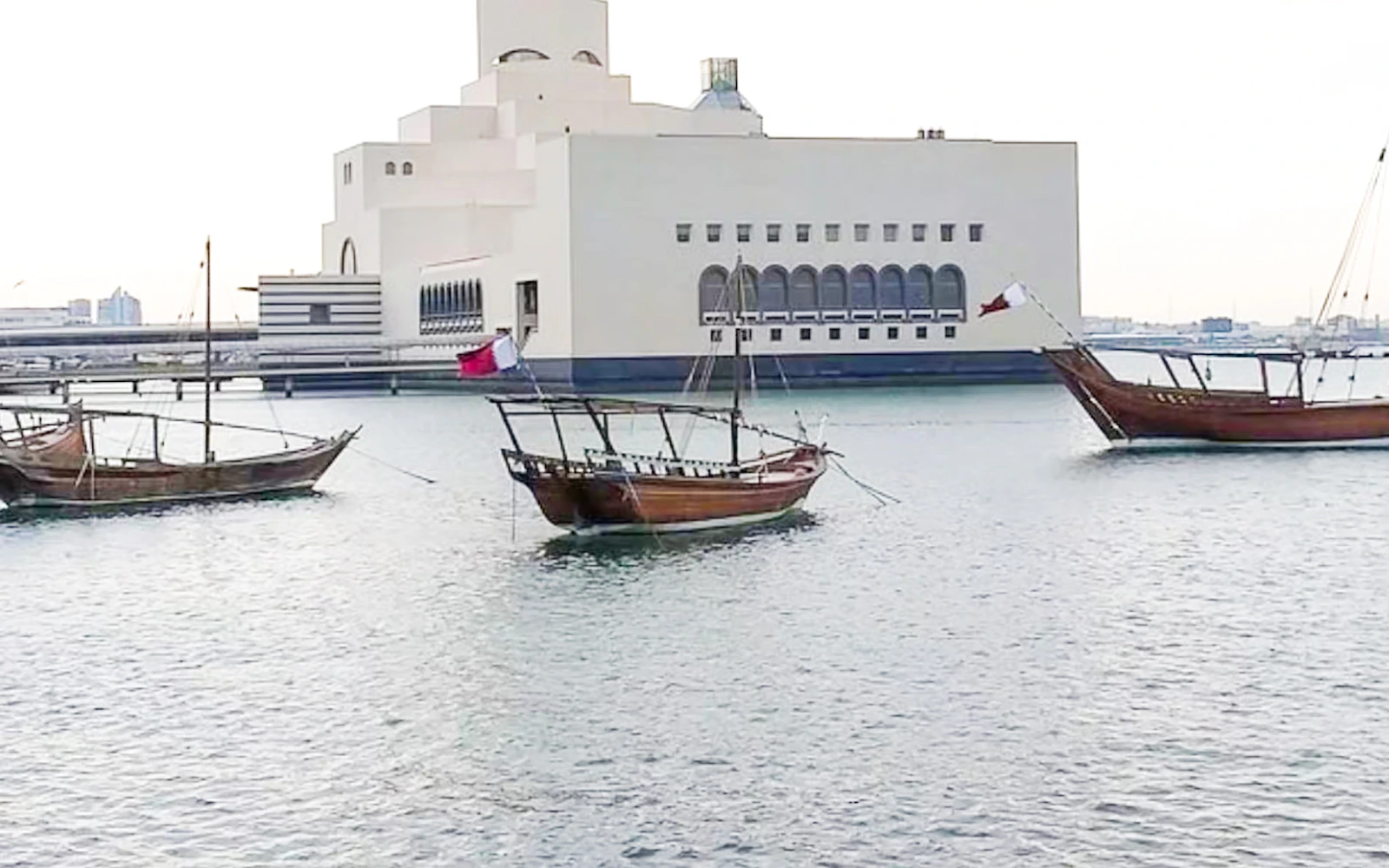 Doha Private City Highlights Tour with Dhow Boat Cruise Image 3