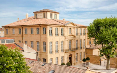 Caumont Centre d’Art building in Aix-en-Provence with classic architecture.
