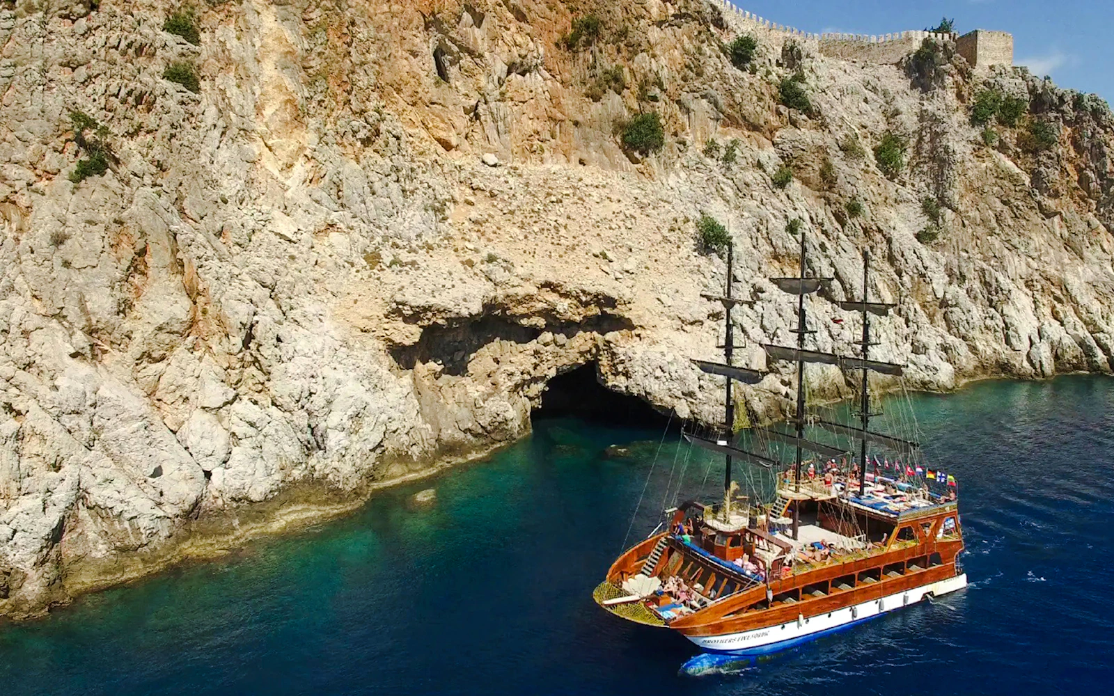 Alanya Catamaran Cruise with BBQ Lunch, Soft Drinks & Round-Trip Hotel Transfers Image 2
