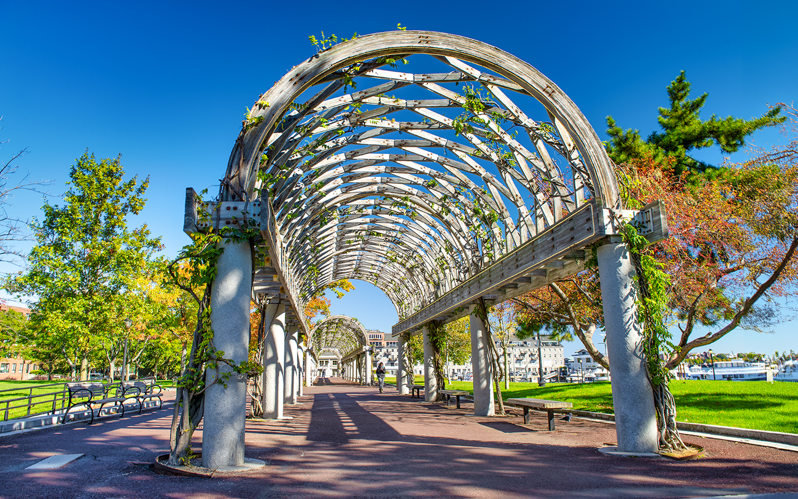 Christopher Columbus Park in Boston