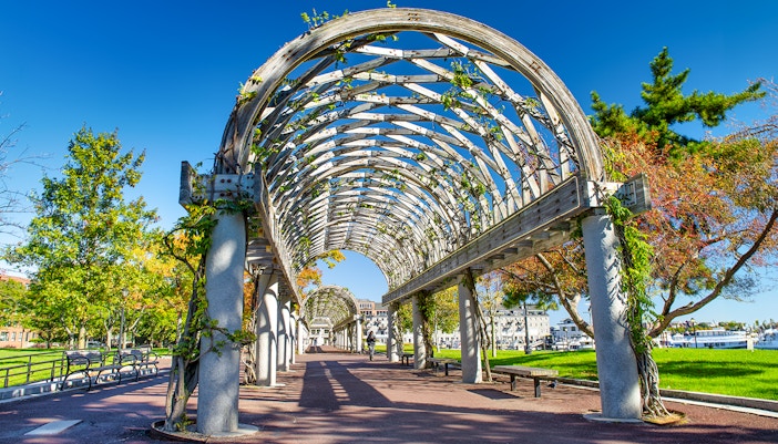 Christopher Columbus Park in Boston