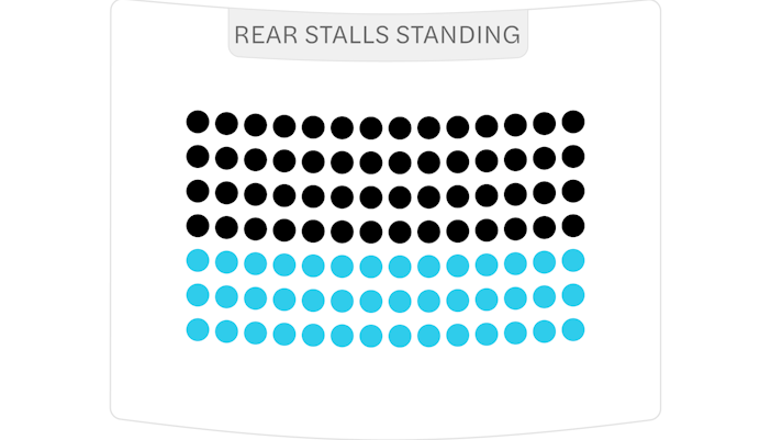 Soho theatre Main Seat Plan