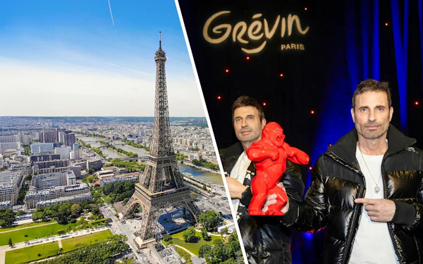 Grévin Wax Museum Entry Tickets + Eiffel Tower Guided Tour