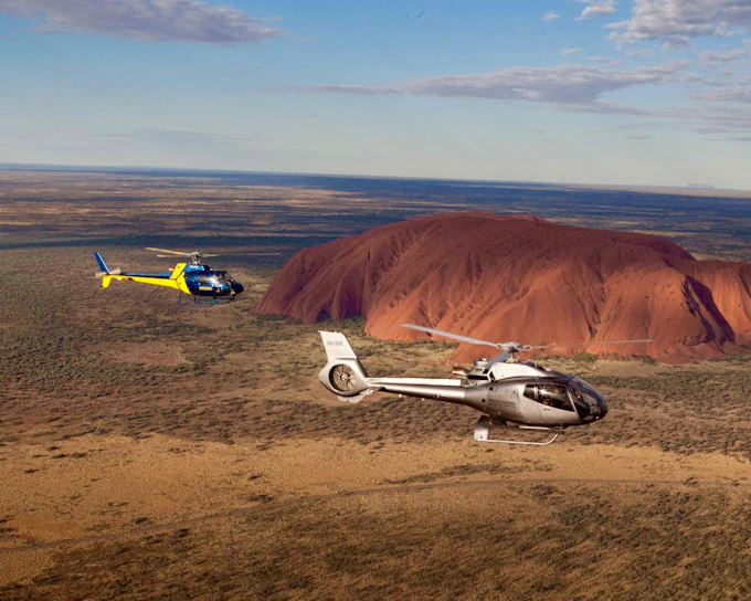 36 Minute Uluru and Kata Tjuta Sunset Helicopter Flight (Product 52508)