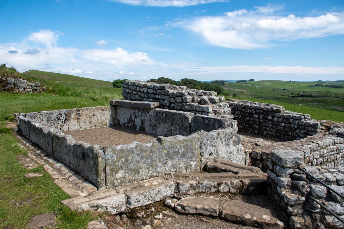 Ruins of Housesteads in UK