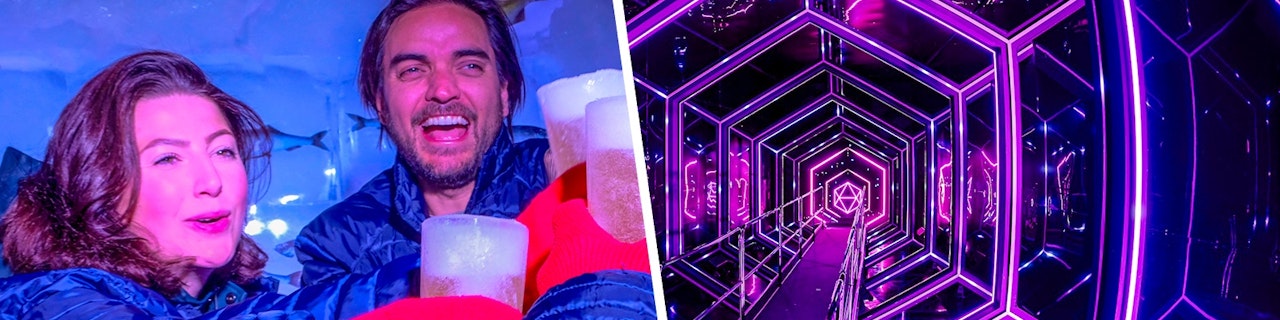 In un'unica combo: Biglietti Salta la Fila per Amsterdam Icebar con 3 drink + Ingresso AMAZE Amsterdam