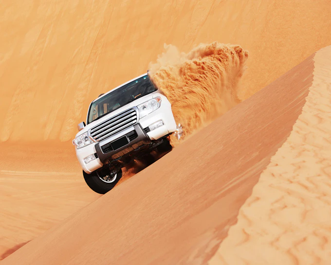 Doha Desert Safari with Camel Ride: Dune Bashing, Sandboarding & Inland Sea Visit